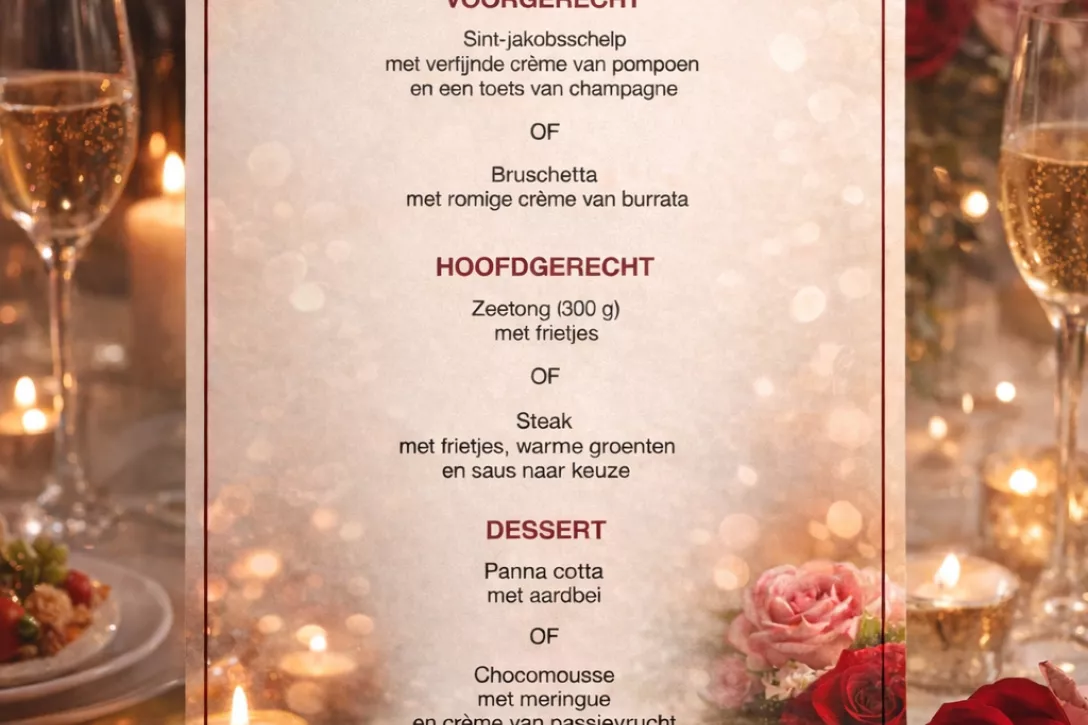 Valentijnsmenu